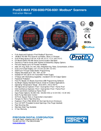 Thumbnail of document Manual - PD8-6081 ProtEX-MAX Ex-Proof Ft & Inches Modbus Scanner